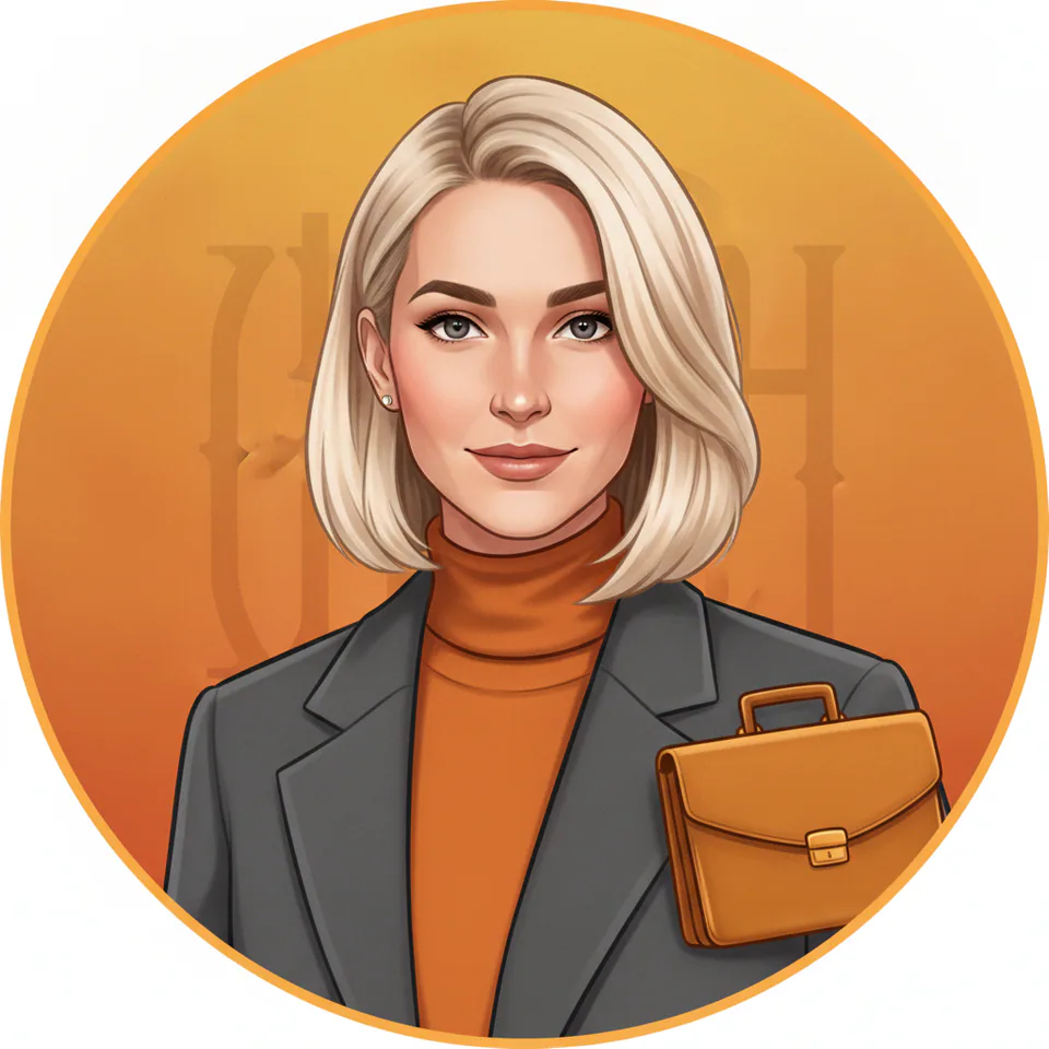 Illustrated portrait of Imogen Trelawney, Co-Founder and Product Lead